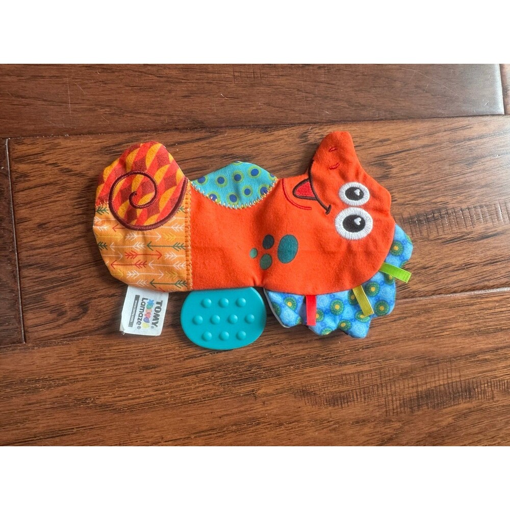 Seahorse crinkle baby toy